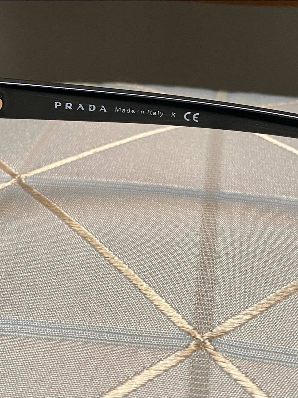 Prada Oversized Black Cat-Eye Sunglasses - Picture 6 of 9